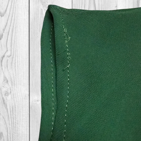 Green Dress with Ruffles - Picture 7 of 9